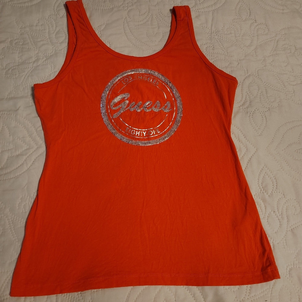 Guess Women's Pink Tank Top